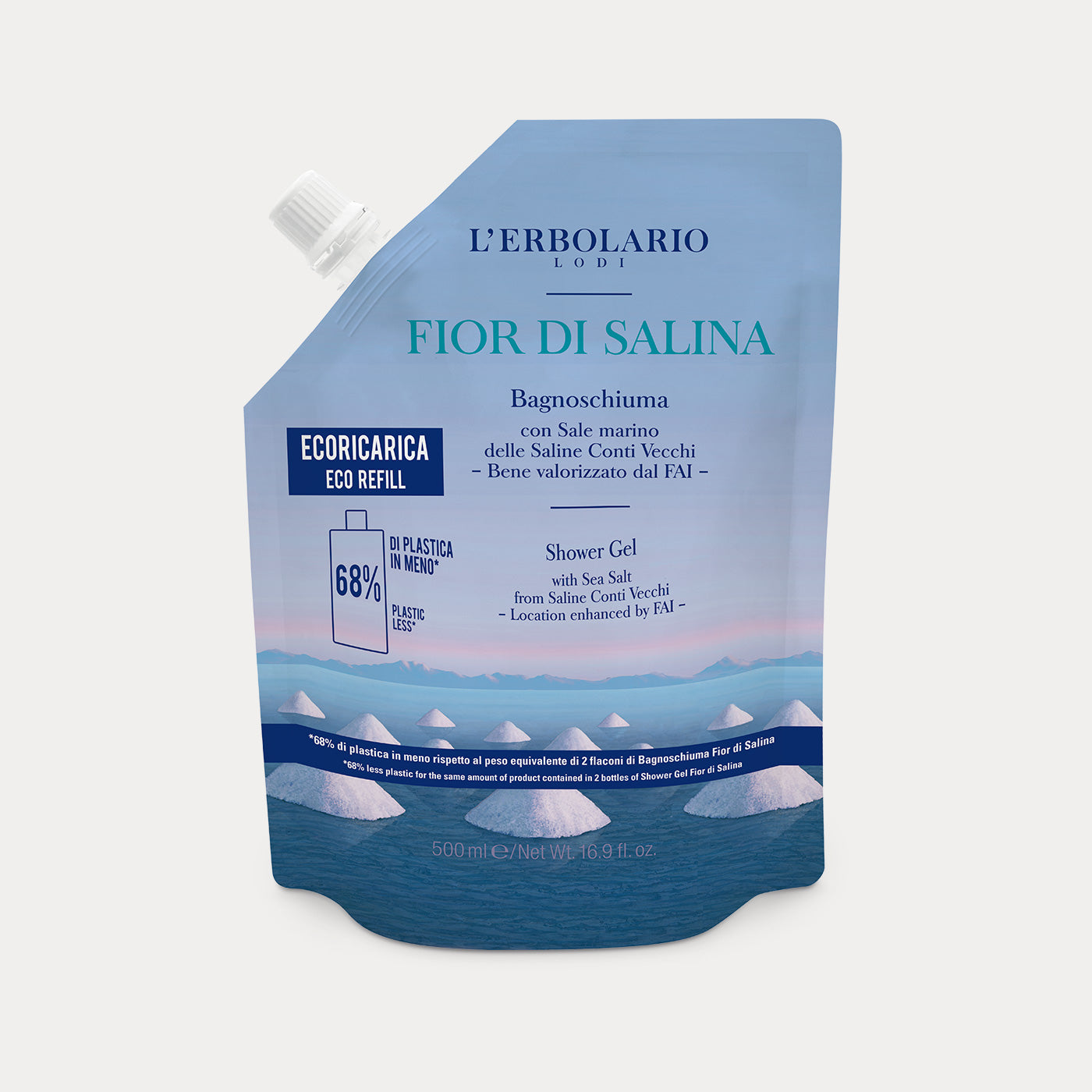 Ecoricarica Bagnoschiuma Fior di Salina