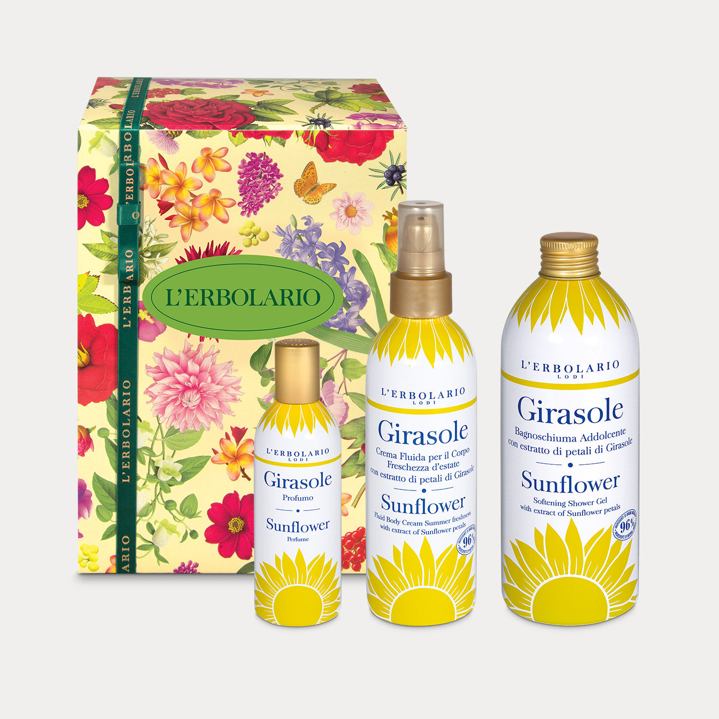Confezione regalo Trio Profumo Girasole
