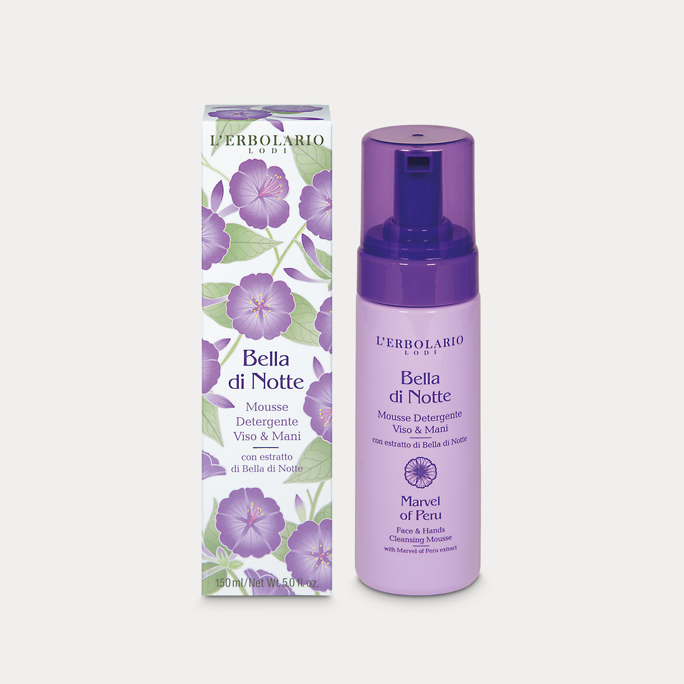 Mousse Detergente Viso & Mani Bella di Notte