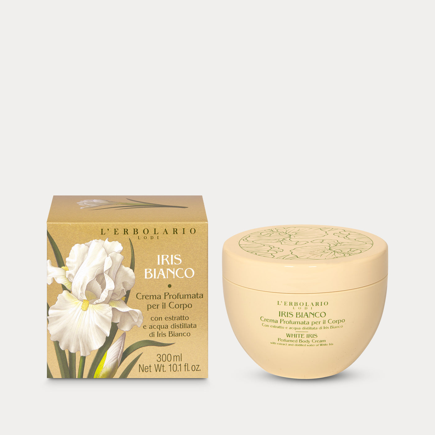 Crema Profumata per il Corpo Iris Bianco