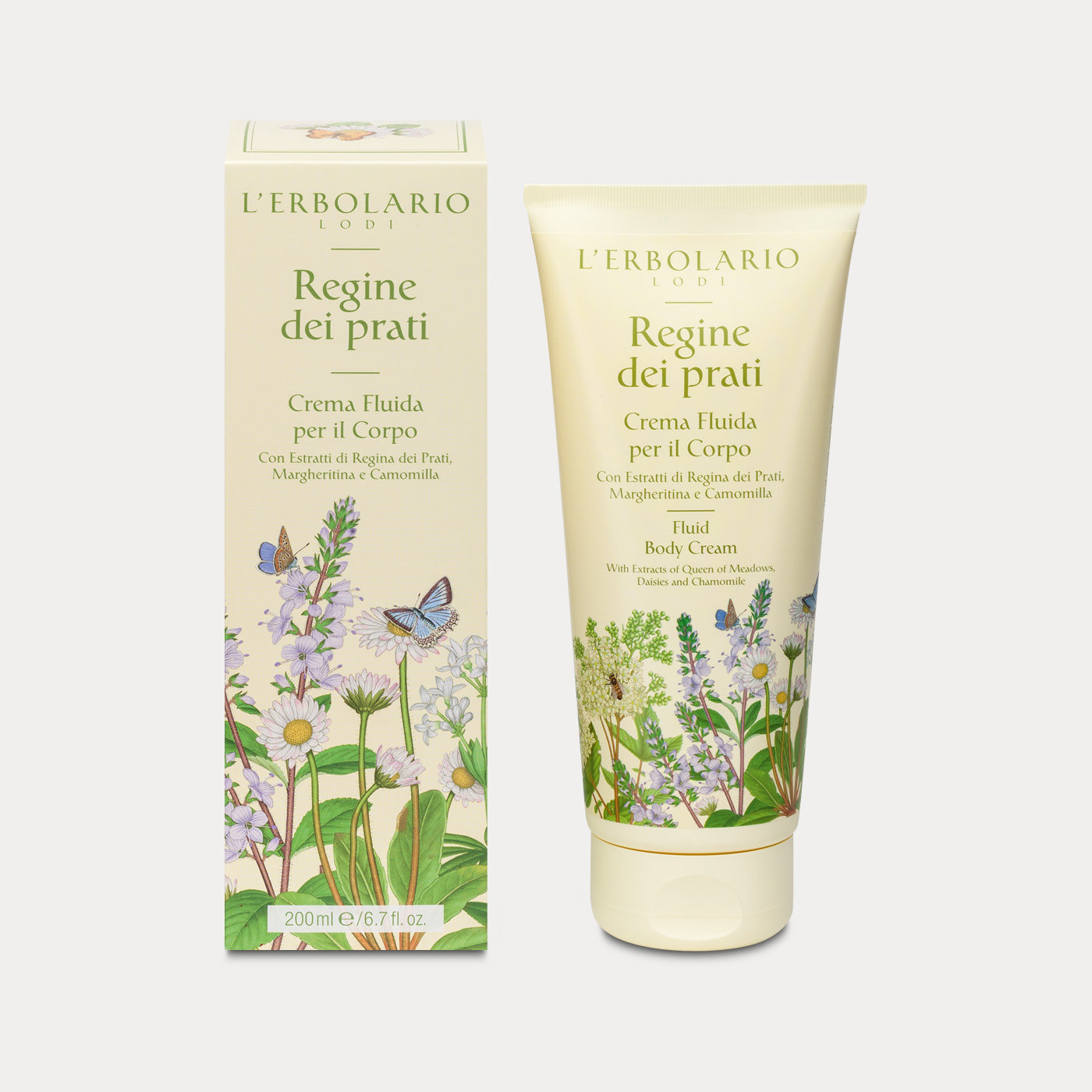 Crema Fluida per il Corpo Regine dei Prati