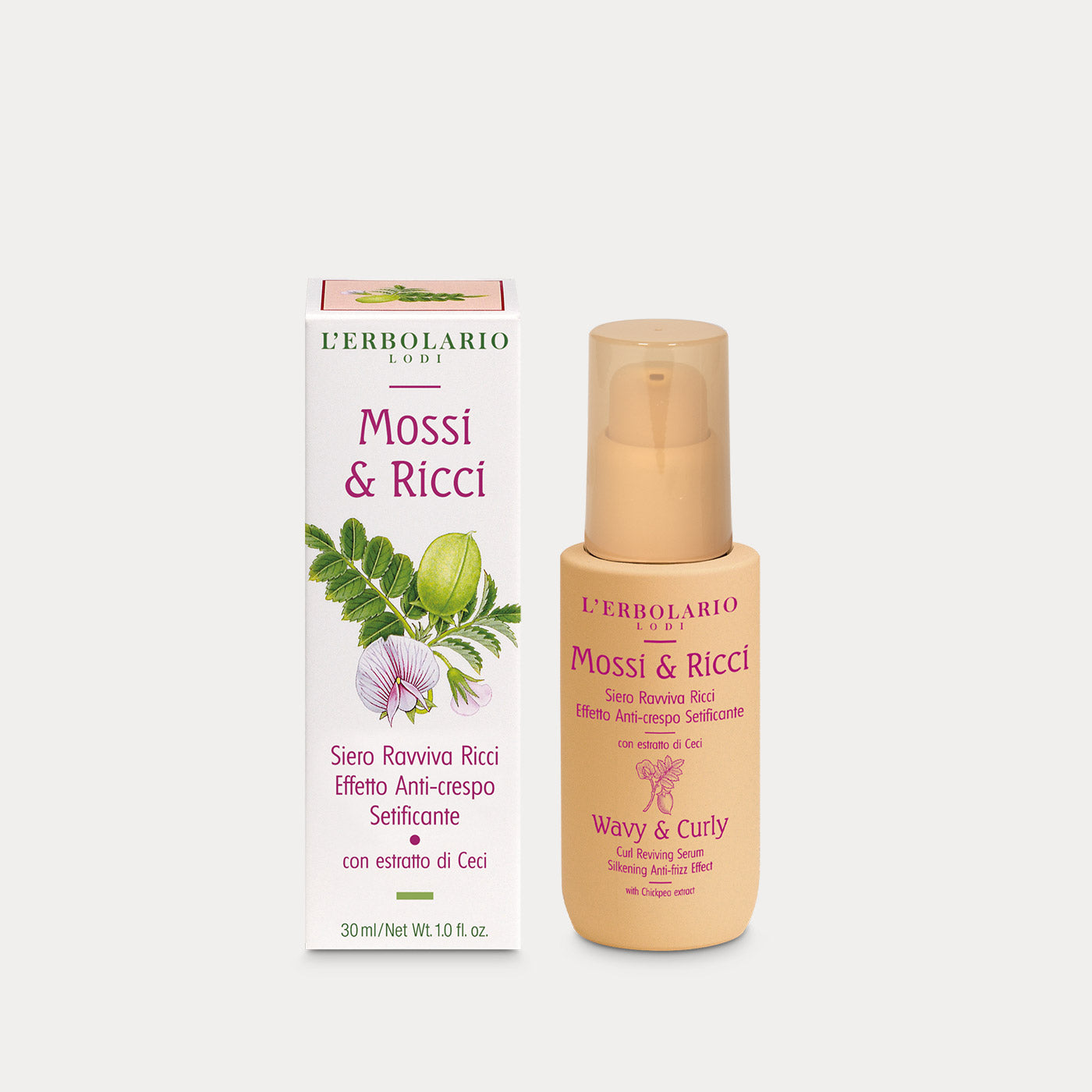 Siero Ravviva Ricci Effetto Anti-crespo Setificante Capelli Mossi & Ricci
