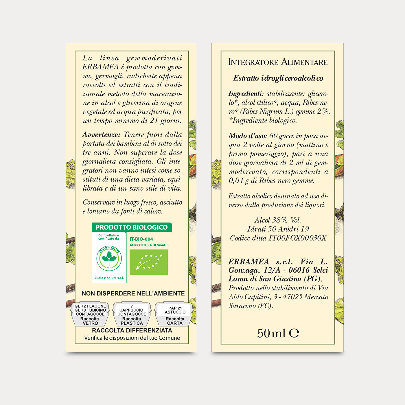 Integratore Ribes Nigrum