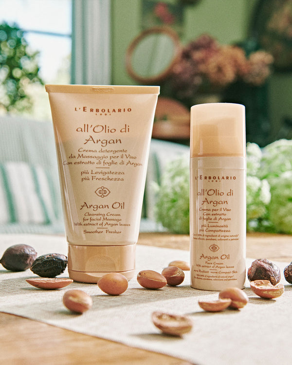 Una linea completa di trattamenti All'Olio di Argan